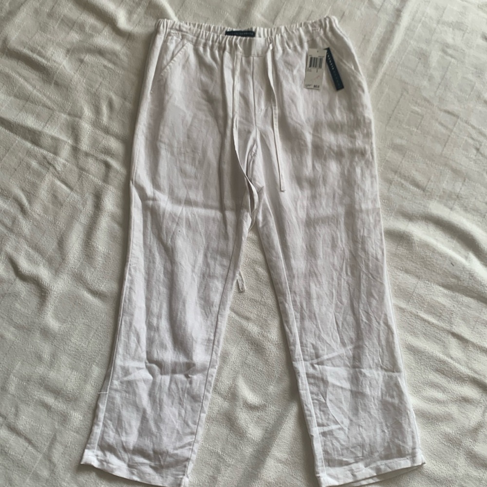 NWT Grace Elements Linen Pants